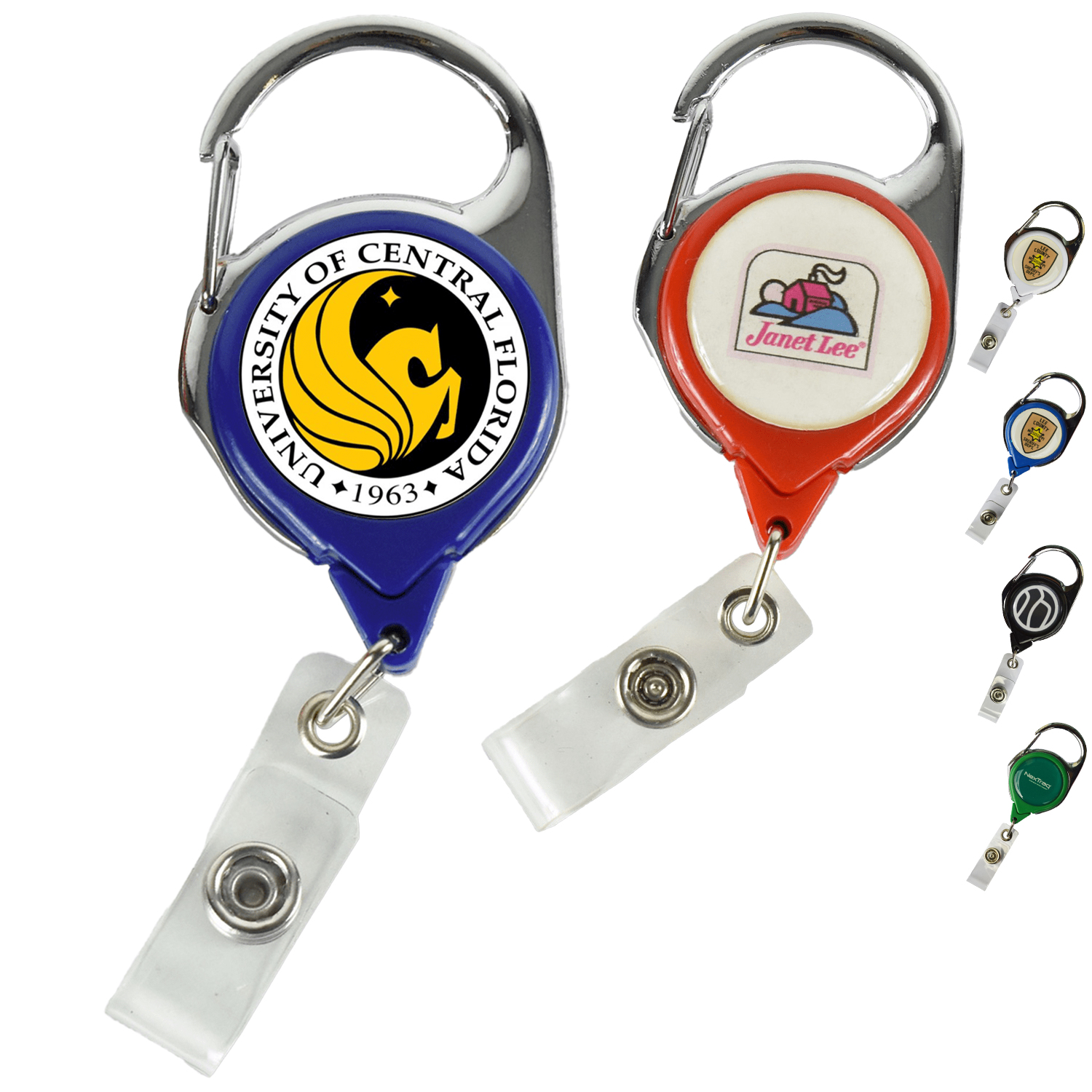 No-Twist Retractable Carabiner Badge Reel 2