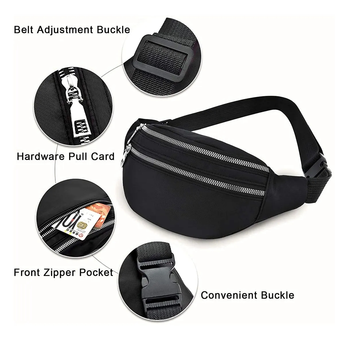 Black Fanny Pack 6