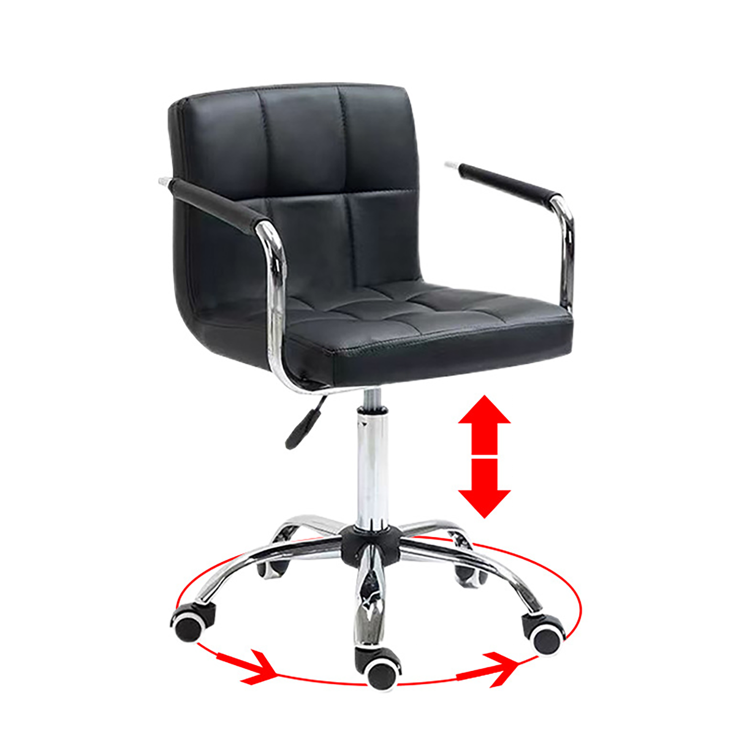 Quik-Lift Simple Swivel Bar Stools 4