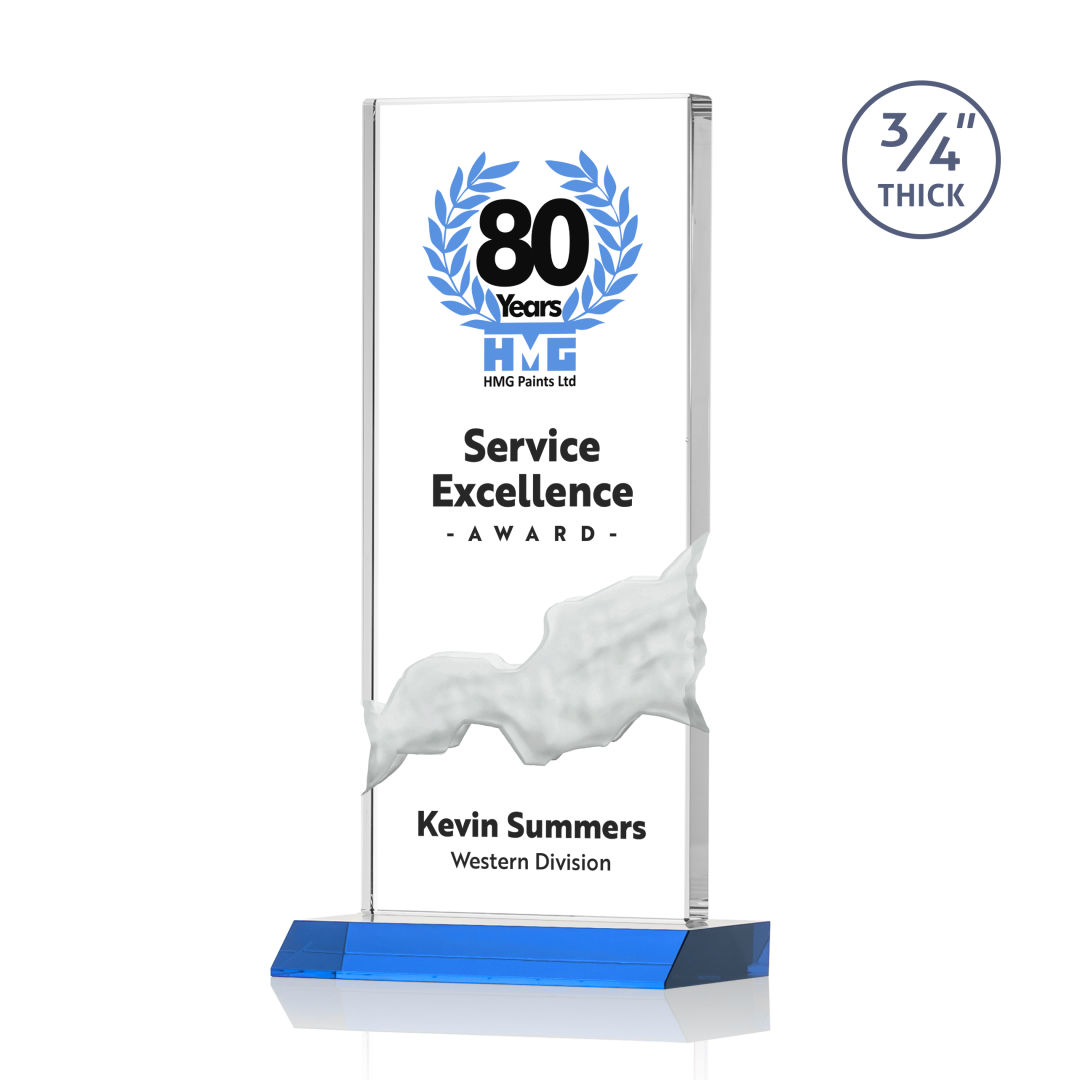 Poole VividPrint™ Award - Sky Blue 2