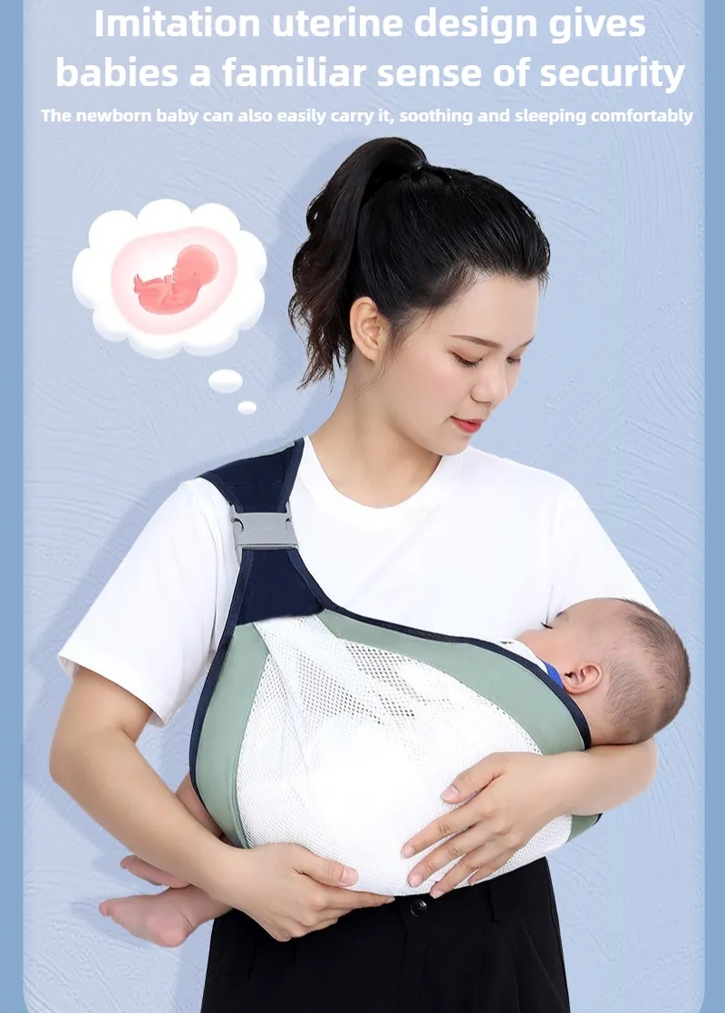 Adjustable Baby Carrier 7-44lbs Breathable Mesh for Toddler Travel & Daily Use 2