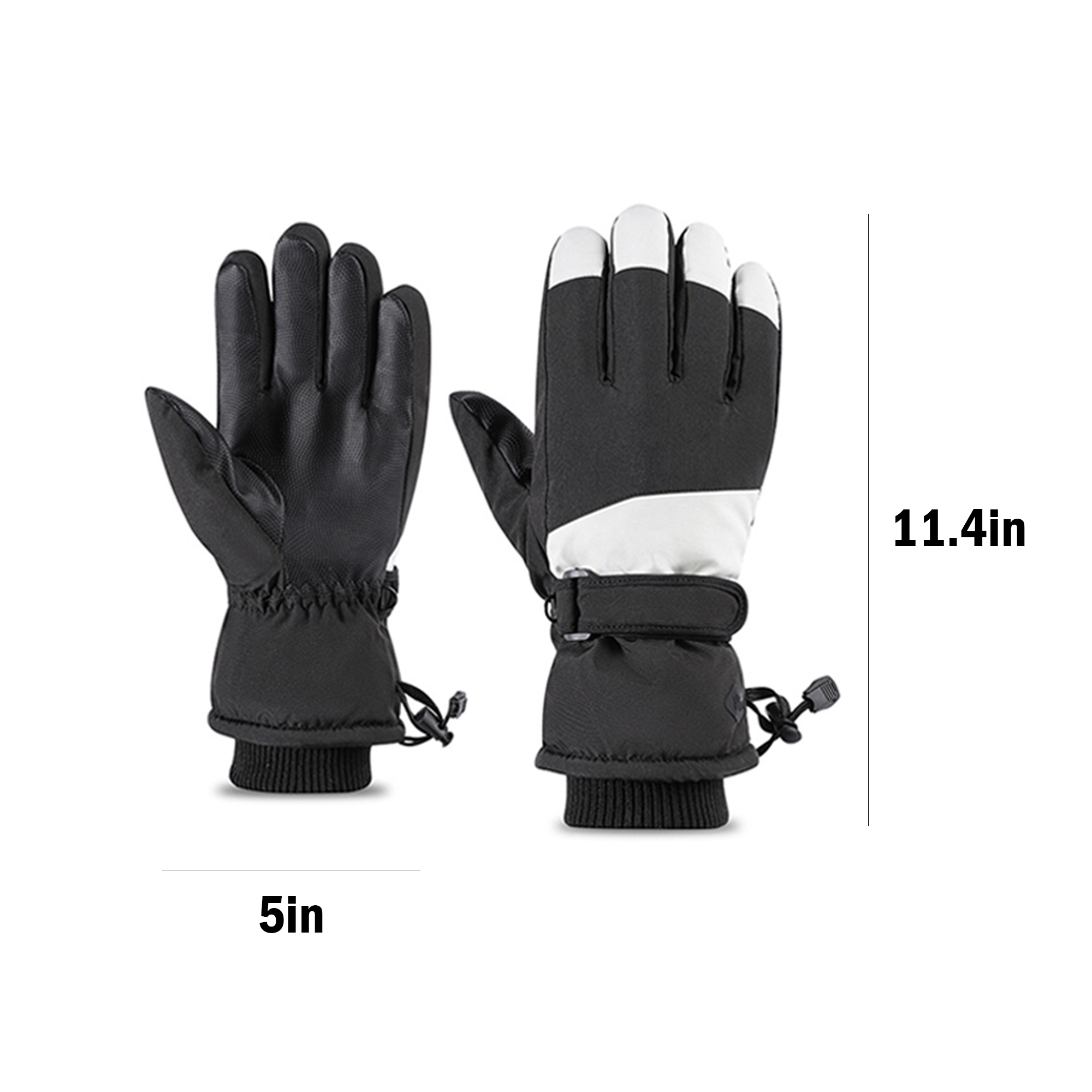 Thermal Waterproof Winter Gloves with Fleece Lining 4