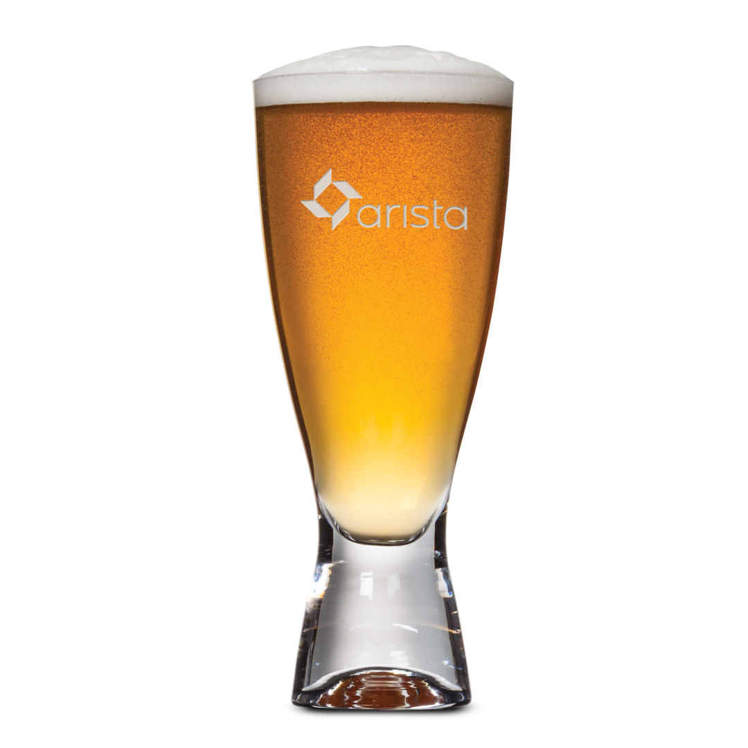 Bastien Beer Glass - 12oz - Deep Etch