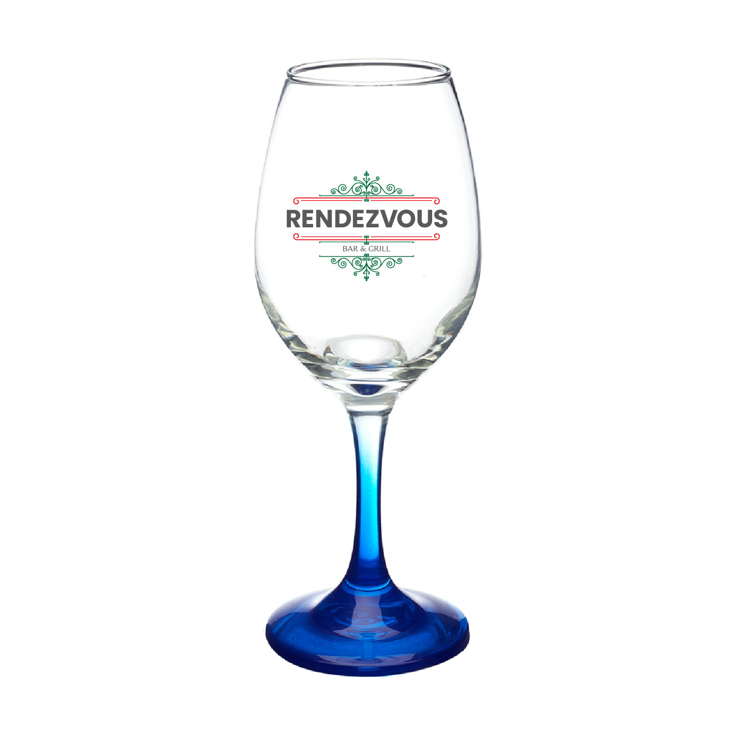 10 oz. Classic Wine Glass (Full Color Imprint) 1
