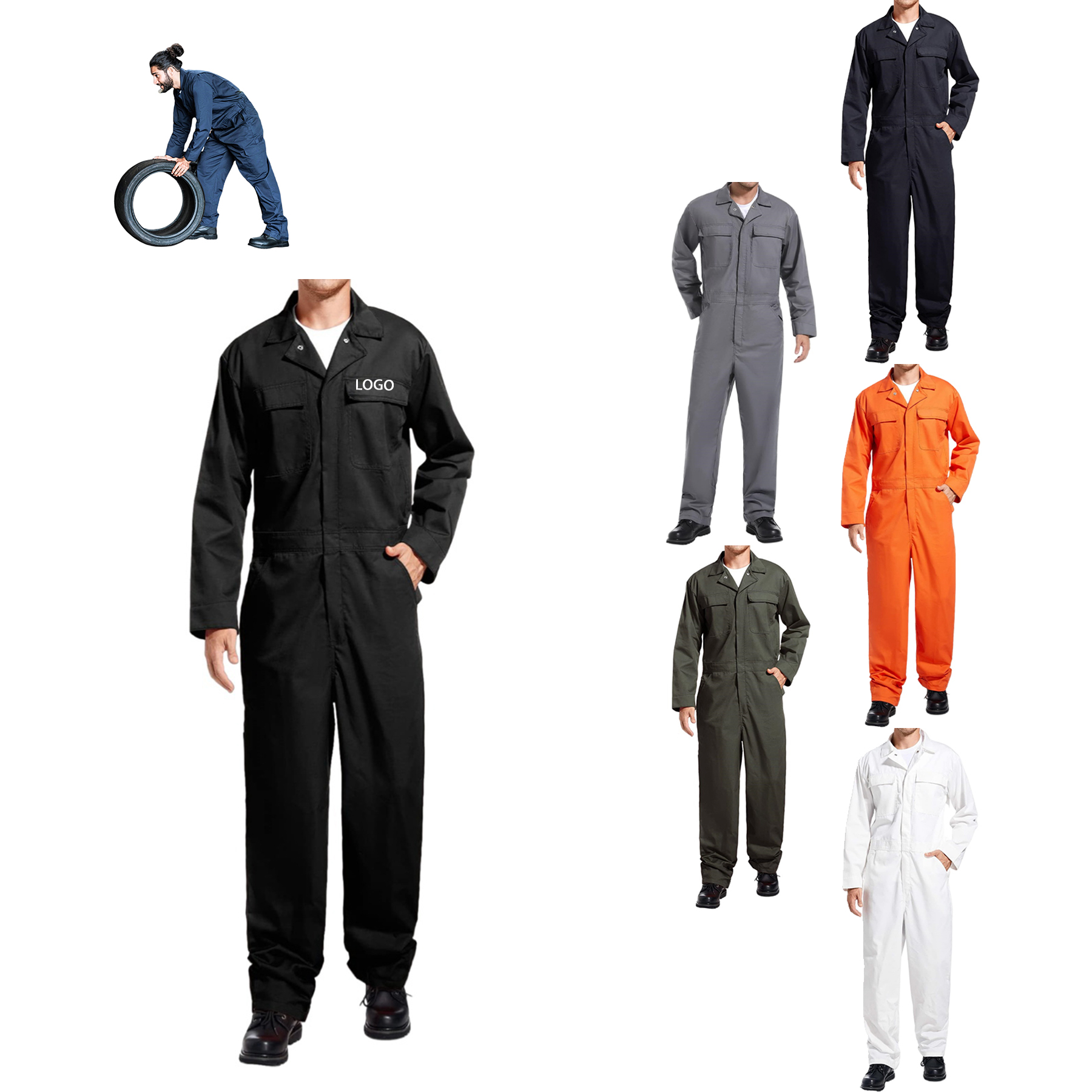 Long Sleeve Coverall 7