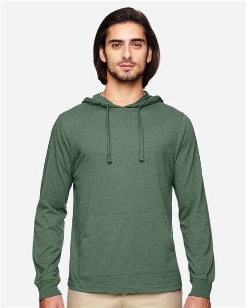 Unisex Eco Jersey Pullover Hooded Long Sleeve T-Shirt - EC1085 19