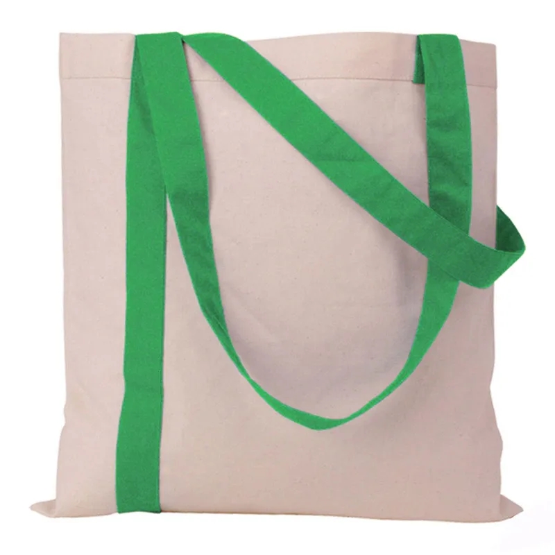 Striped Economy Cotton Canvas Tote Bag 11