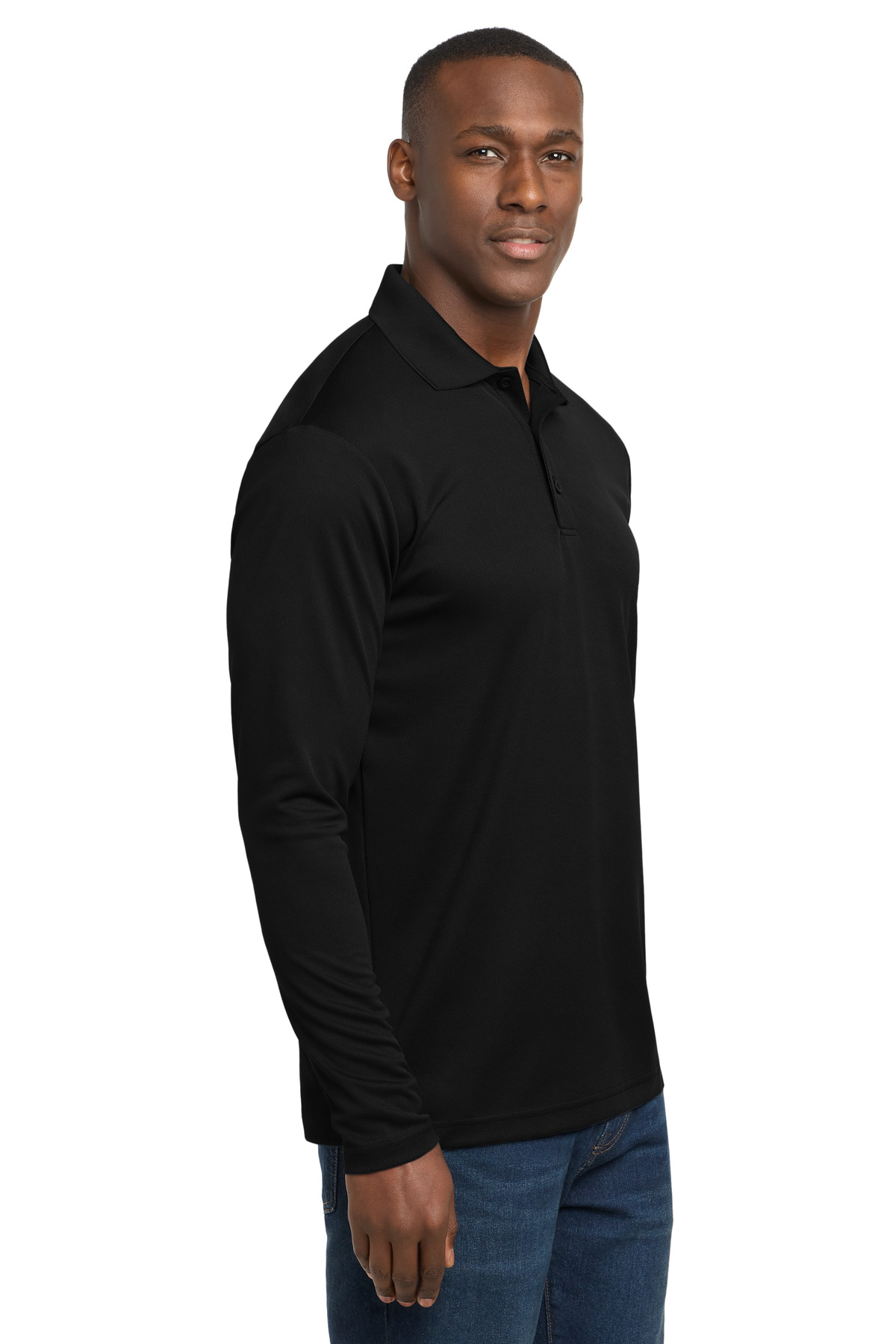 Sport-Tek PosiCharge RacerMesh Long Sleeve Polo. ST640LS 14