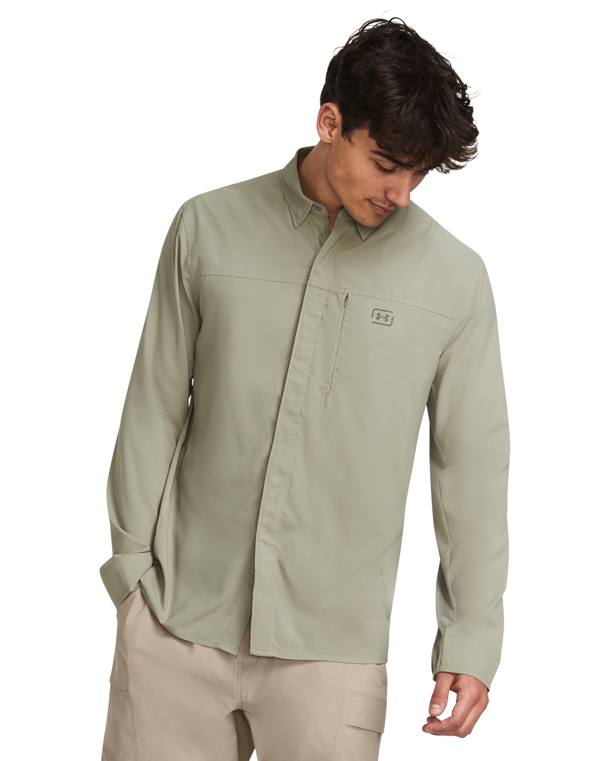 UA Fish Pro Hybrid Woven Men's Long Sleeve 5