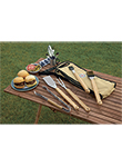 5 Piece Bamboo BBQ Set 12