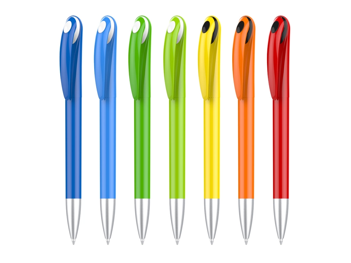 Twist Action Plastic Ballpoint Pens 12
