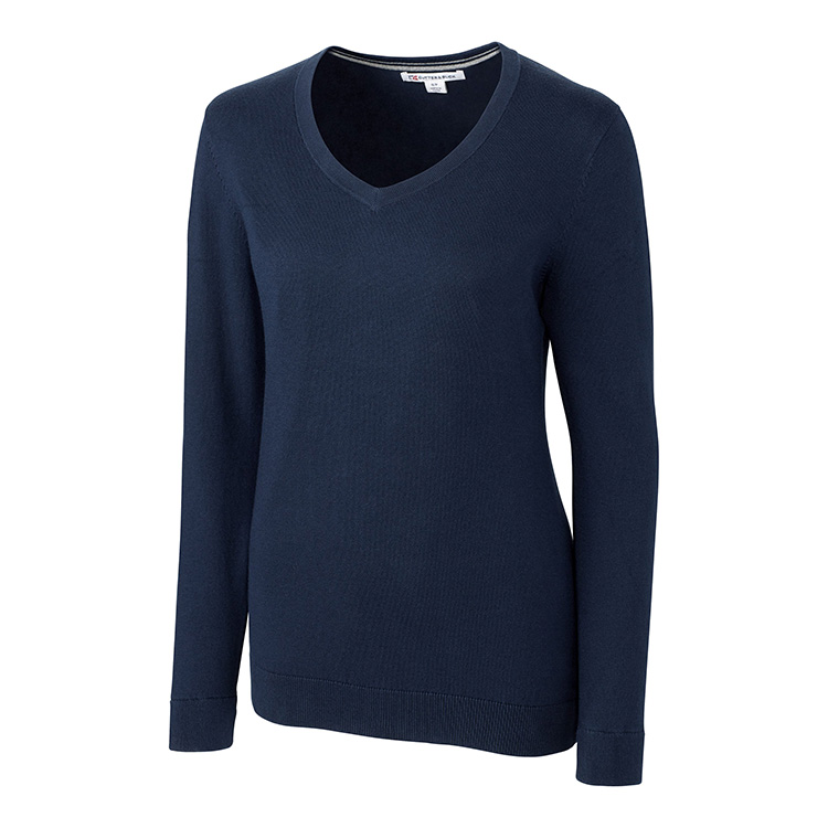 Cutter & Buck Ladies Lakemont Tri-Blend V-Neck Sweater 4