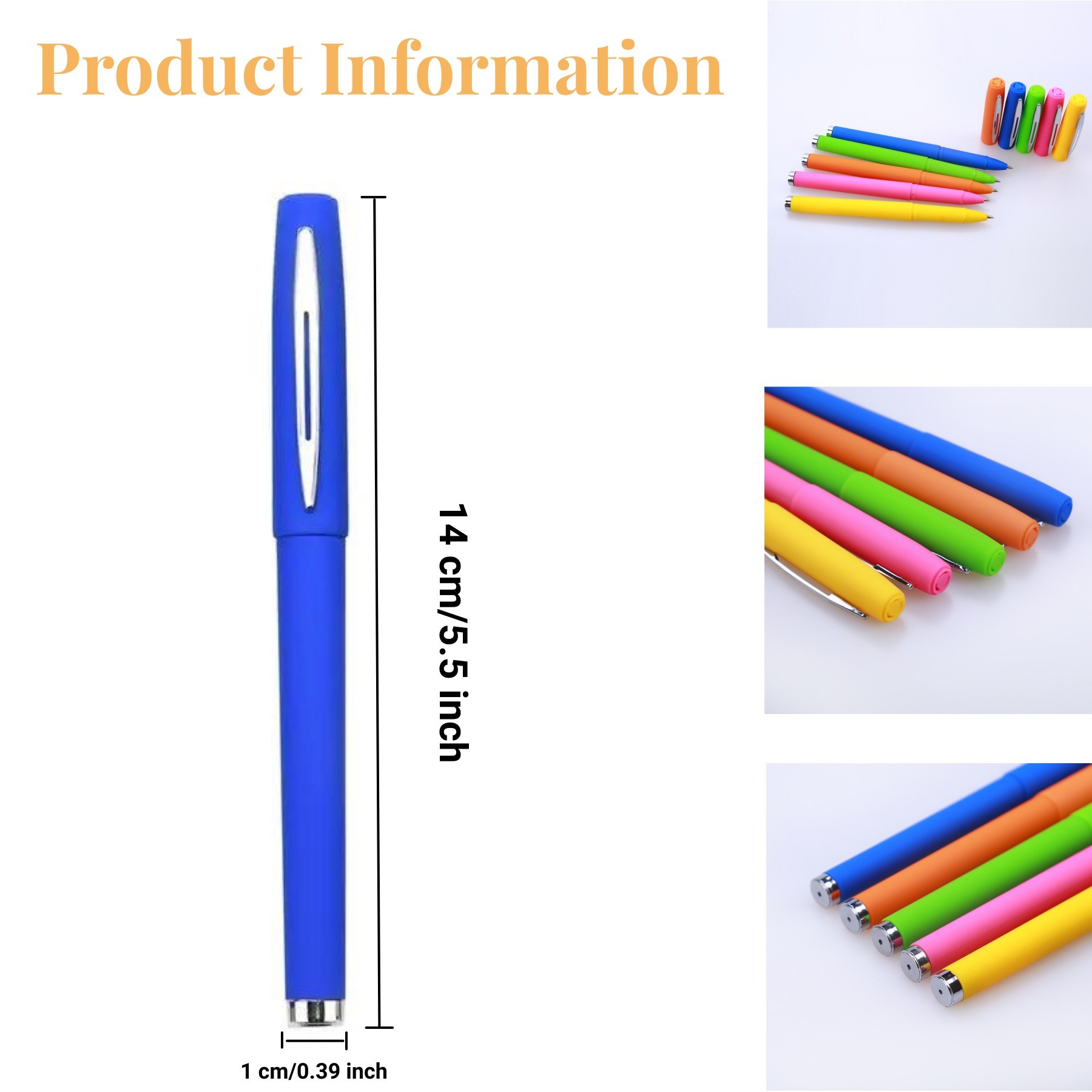 0.5 Mm Gel Pen With Blue Ink 7