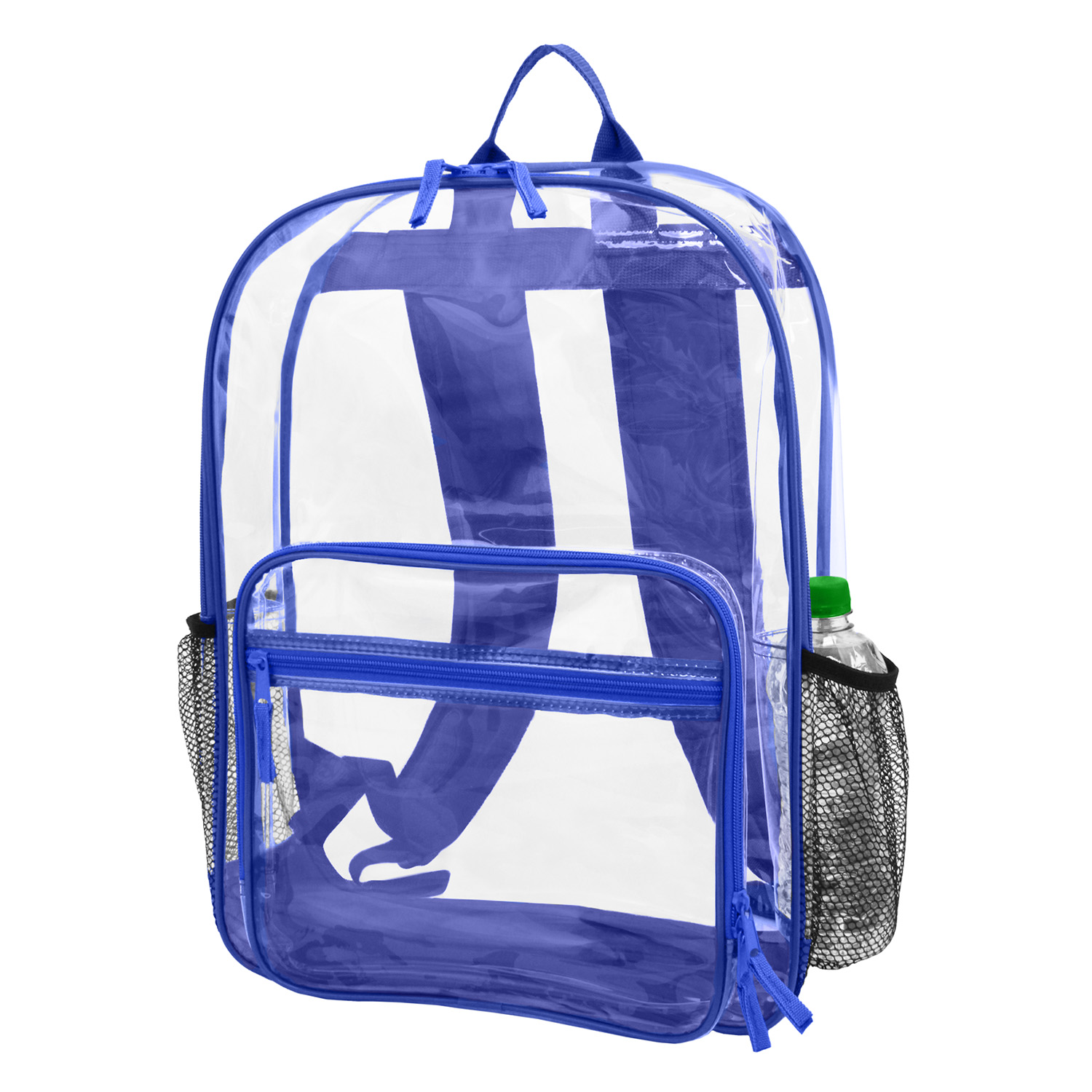 18" Heavy Duty Multi-Function Clear Backpack 9