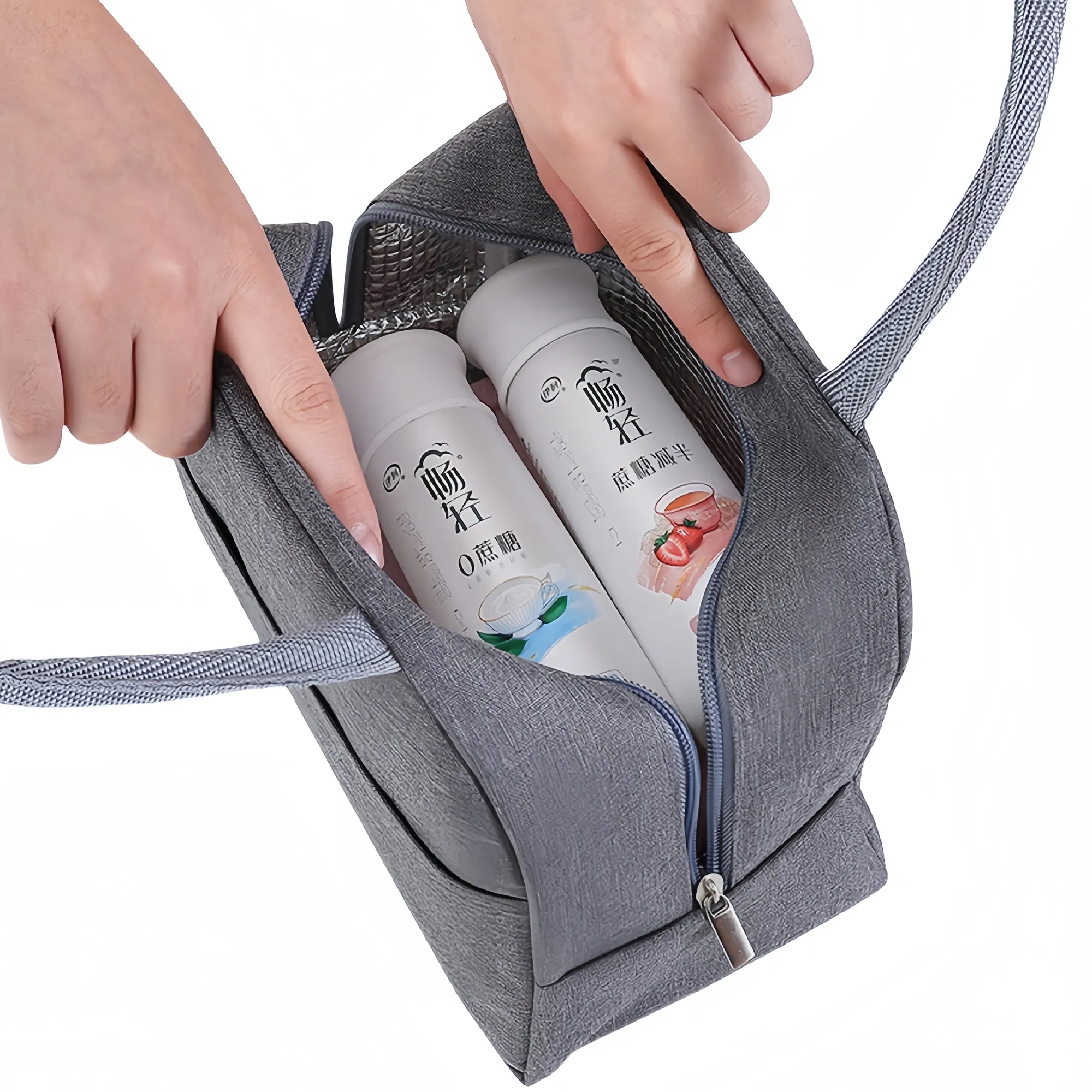 Thickened Aluminum Foil Heat And Cold Preservation Lunch Bag 3