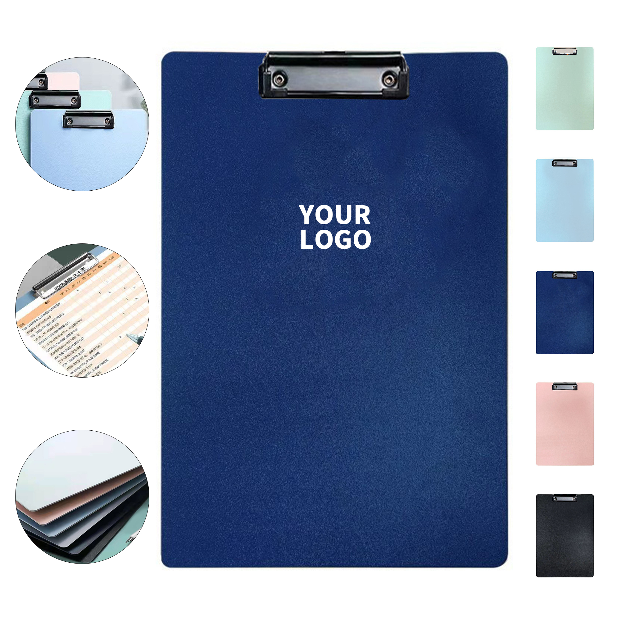 PP Material A4 Clipboard With Metal Clip 3