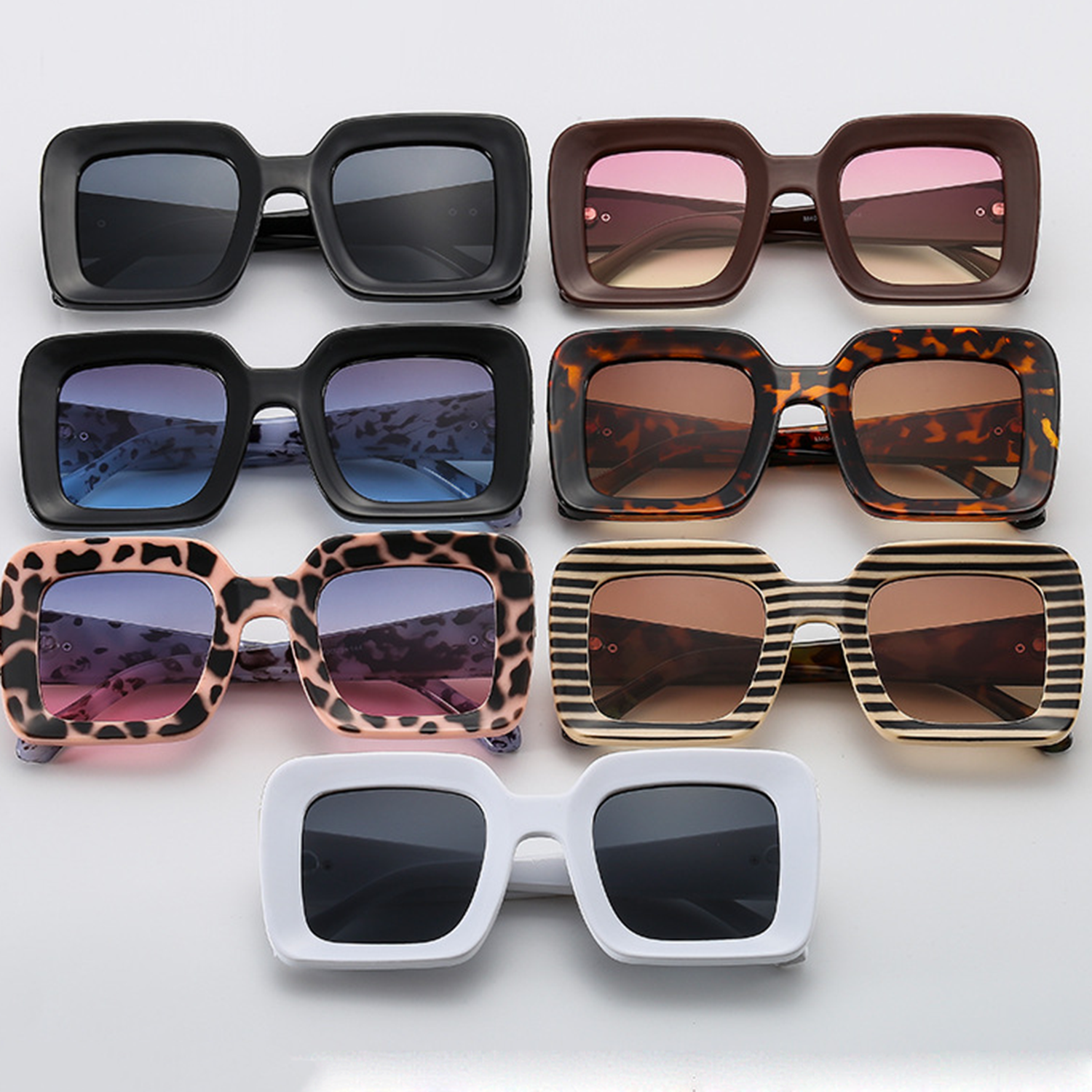 Fashion Vintage Square Sunglasses 2