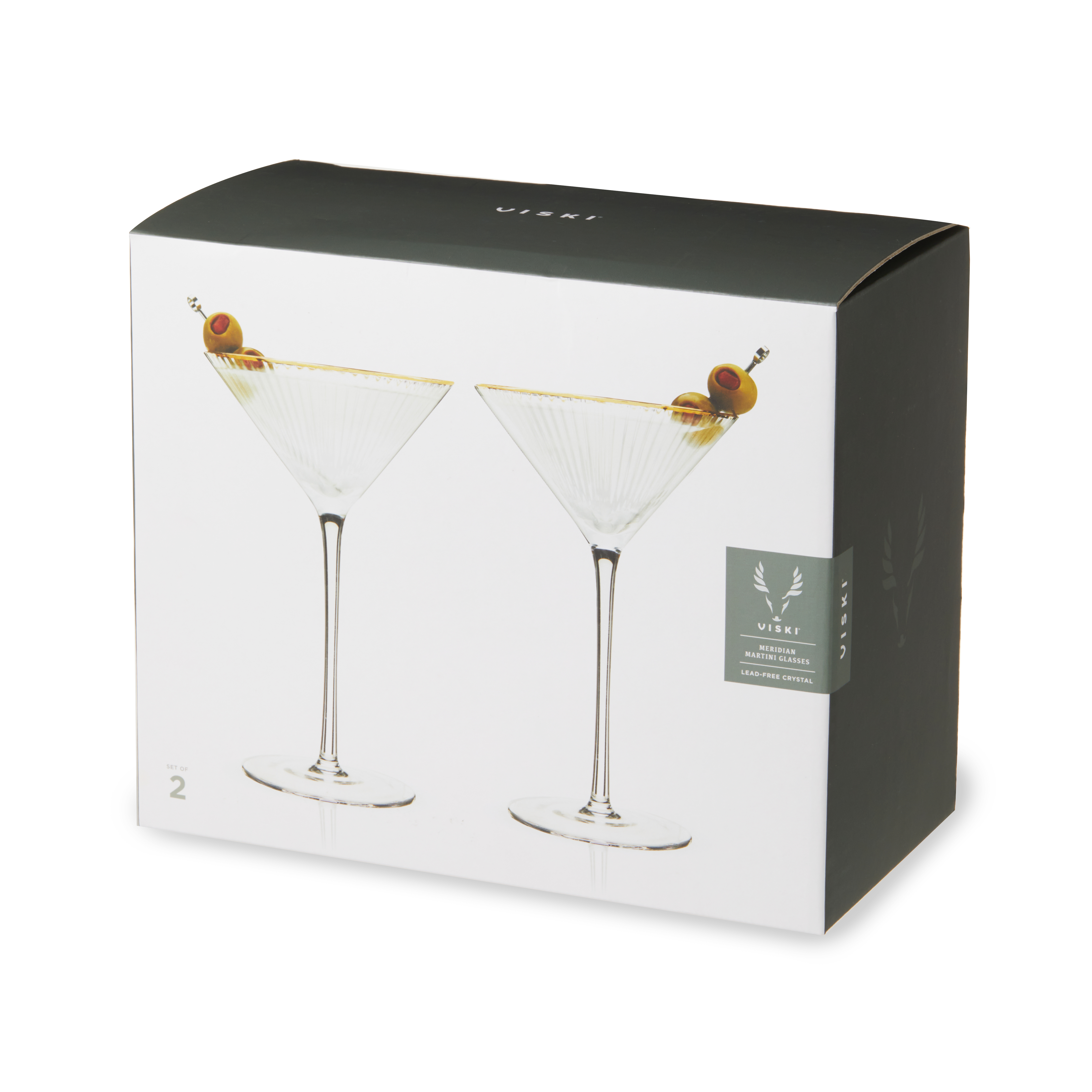 Viski® Meridian Martini Glass, set of 2 2