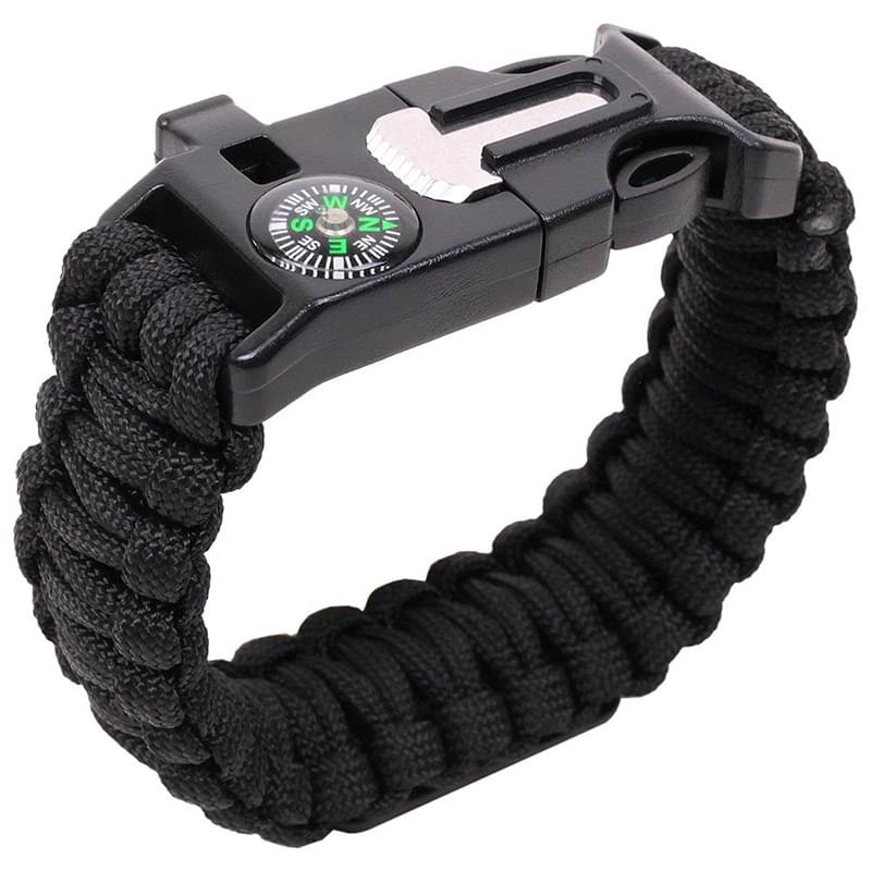 Crossover Outdoor Multi-Function Tactical Survival Band With Fire Starter 1