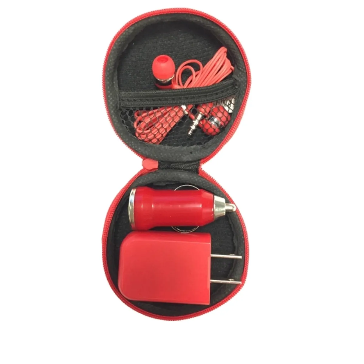 3In1 Travel Headphone/Charging Plug/Car Charger Portable Set 2