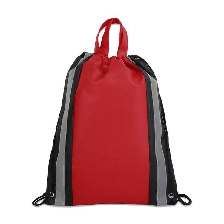 Small Reflective Non-Woven Drawstring Bag 10