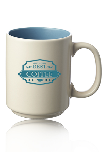 13oz. Santos Matte Dual-Tone Coffee Mugs 9