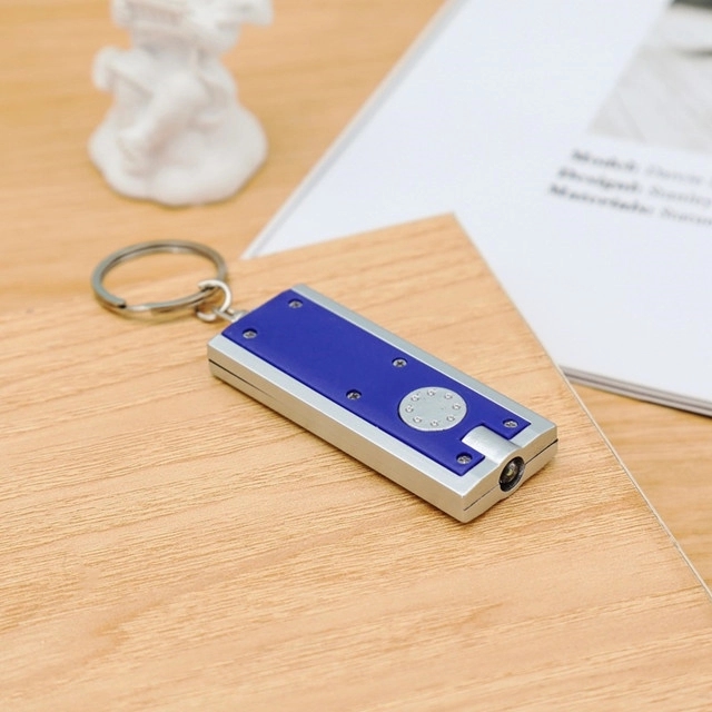 Rectangular LED Flashlight Key Chain 4