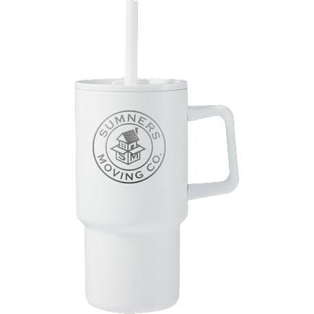 Summit 18oz Recycled Vacuum Insulated Mug w/ Straw 142
