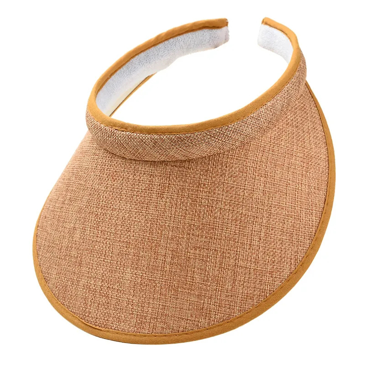 Lightweight Linen Visor Cap For UV Protection 13