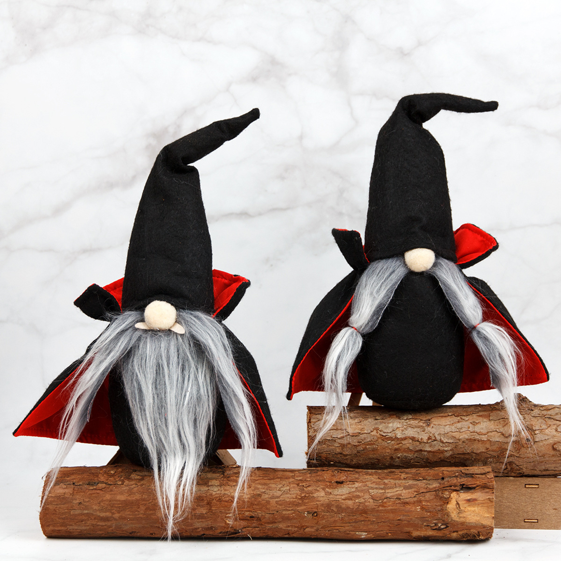 Christmas Halloween Witch Gnomes Plush for Tier Tray Decor 5