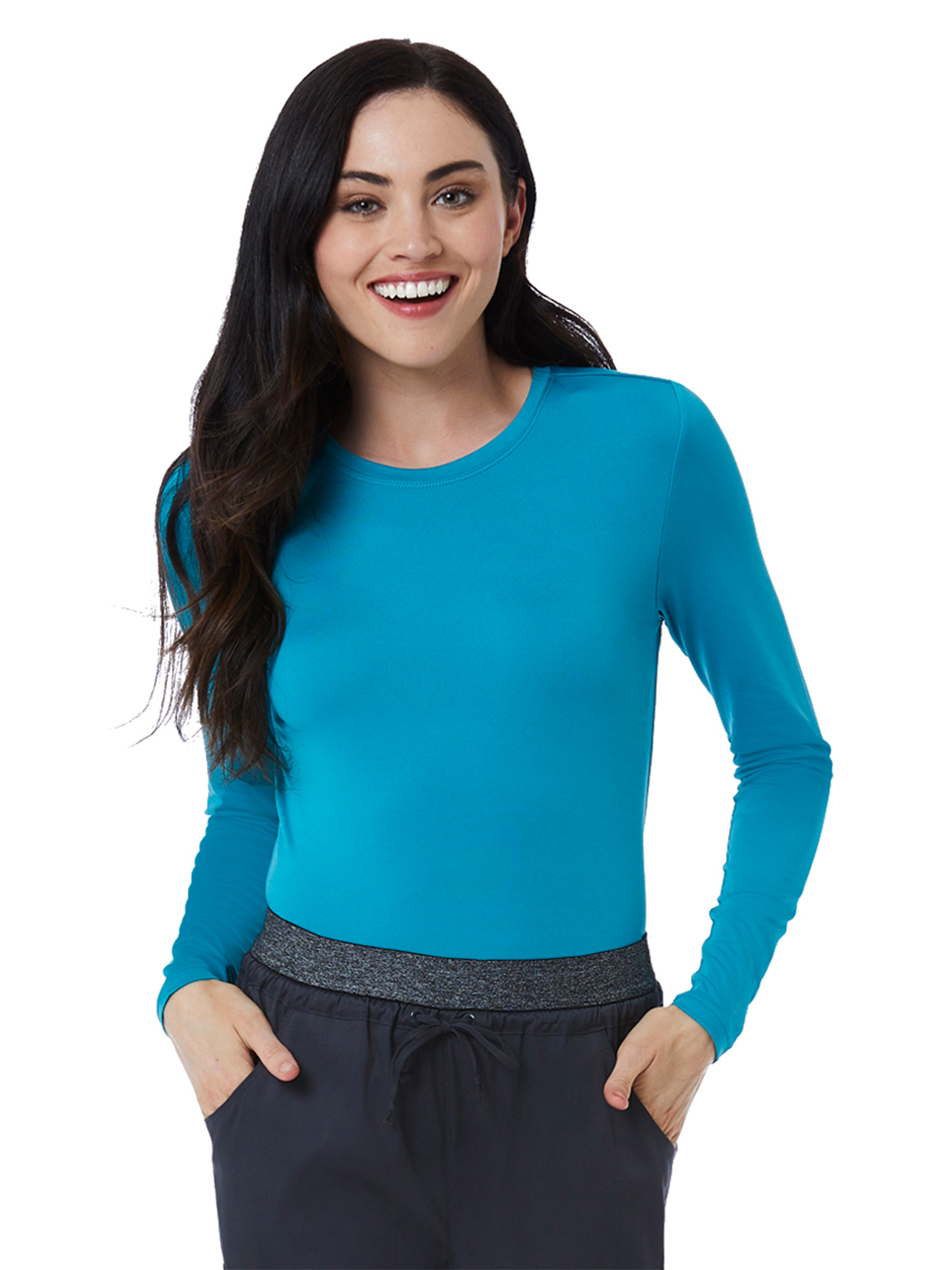 Maevn - Bestee - Women's Basic Long Sleeve Underscrub Tee 25