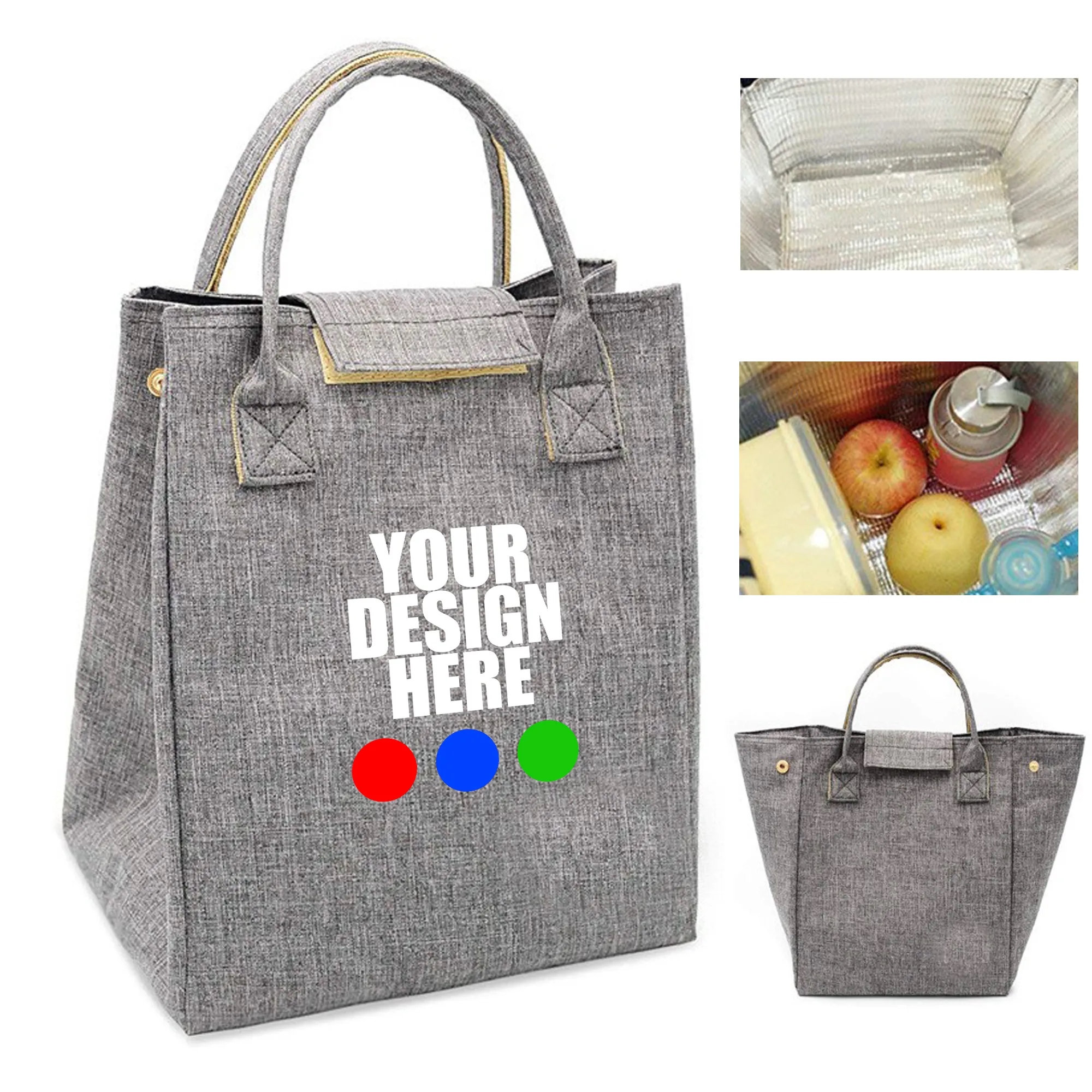 Insulated Cooler Lunch Bag w/ Handle 4