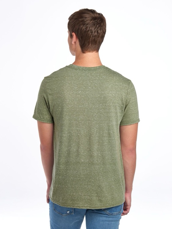 JERZEES Snow Heather Ring-Spun Unisex T-Shirt 4