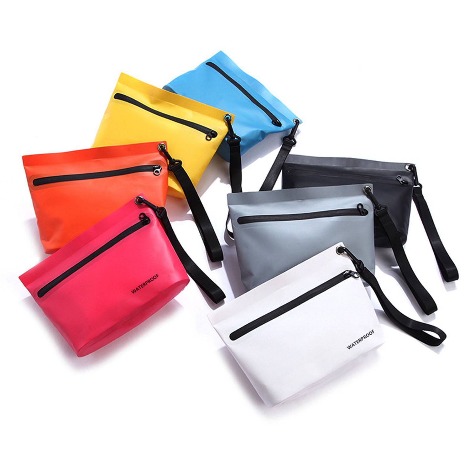 Multifunction Portable Waterproof Zipper Pouch Makeup Bag 5