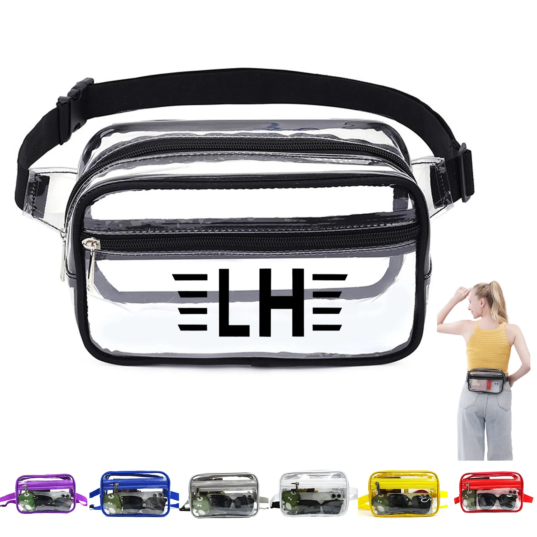 Clear PVC waist pack 5