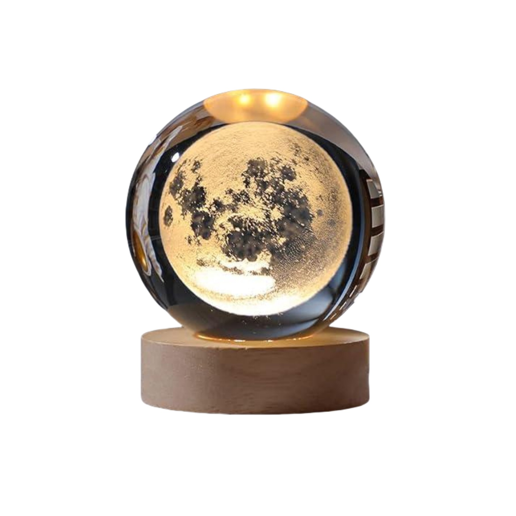 3D Pattern Crystal Ball Night Light 2