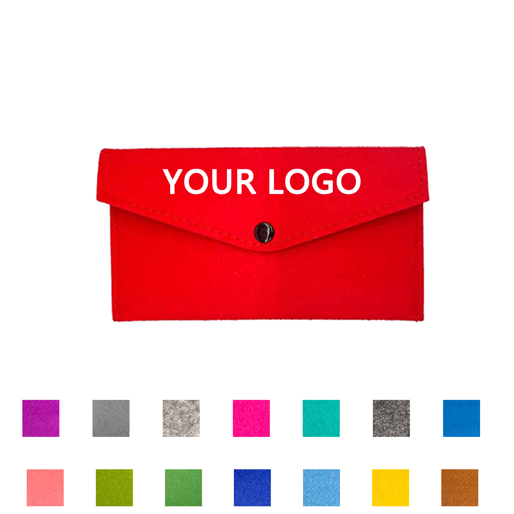 Custom Logo Felt Phone Wallet 2