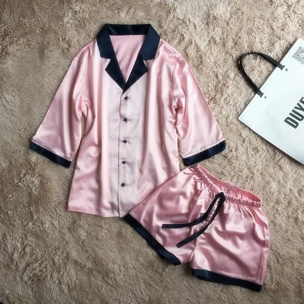 Silk Satin Pajama Set 6