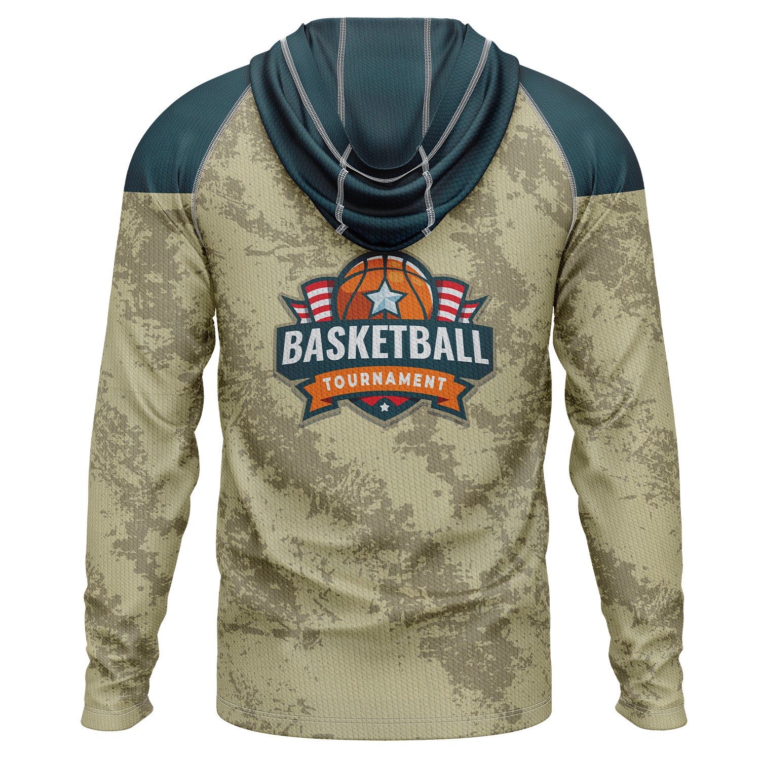 Unisex 180 GSM Spandex Milk Silk Pullover Sublimation Lightweight Hoodie w/ Kangaroo Pockets 3