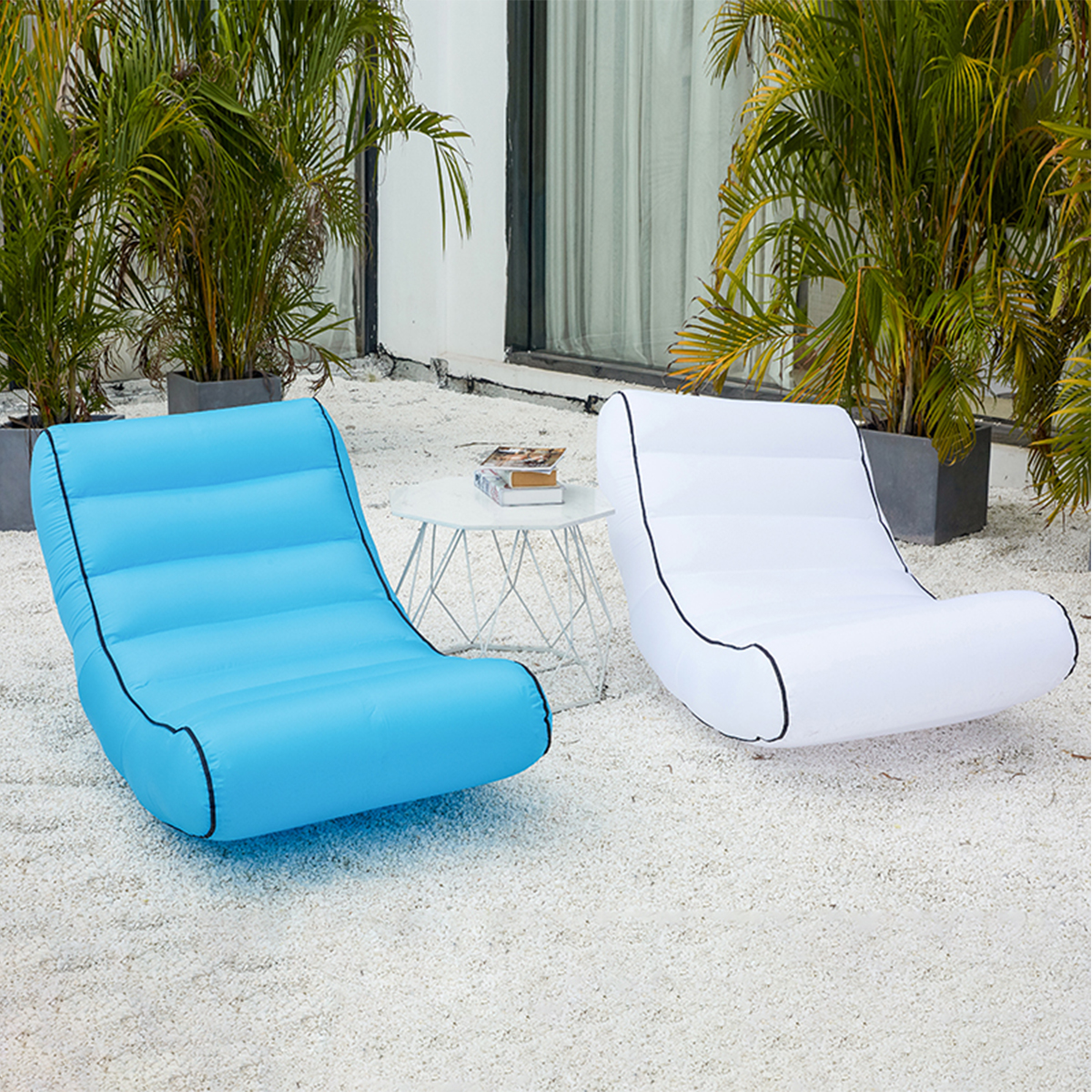 Outdoors Inflatable Loungers Air Chair 2