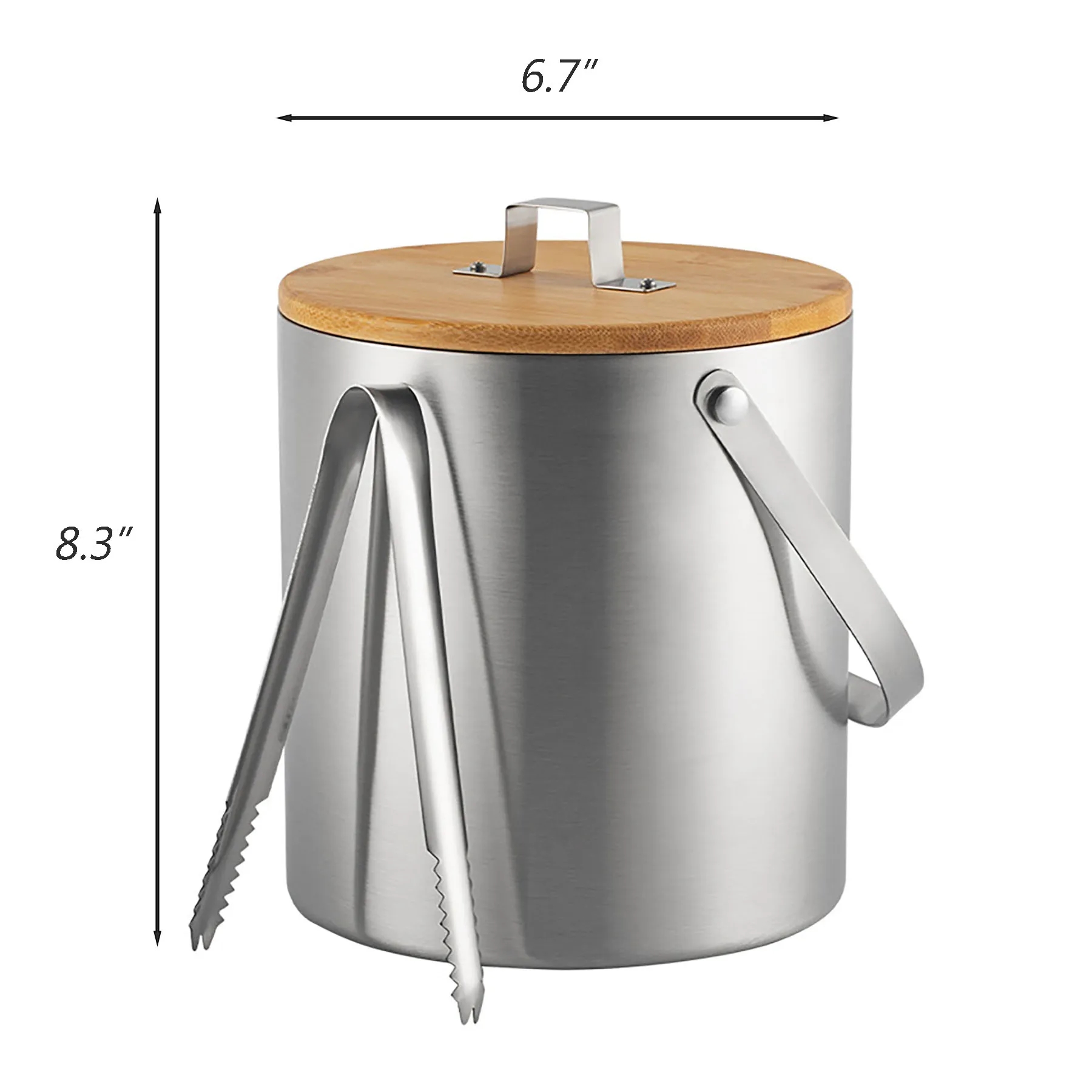 Stainless Steel Insulated Ice Bucket 6
