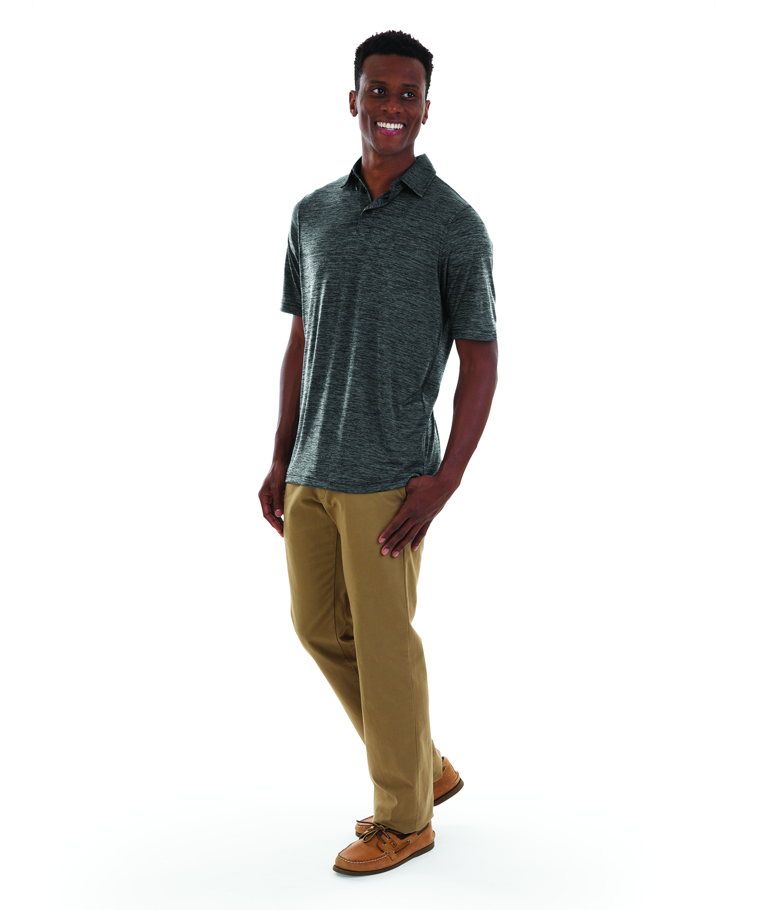 Men's Space Dye Performance Polo