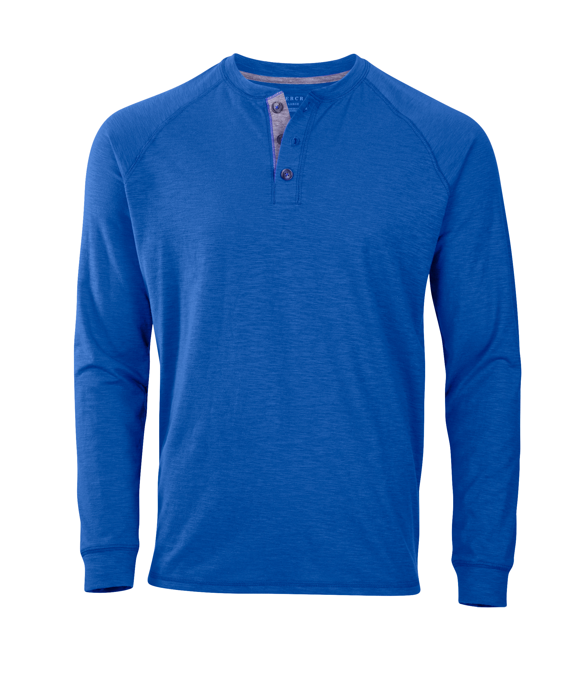 BOXERCRAFT MEN'S HENLEY LS TEE 3