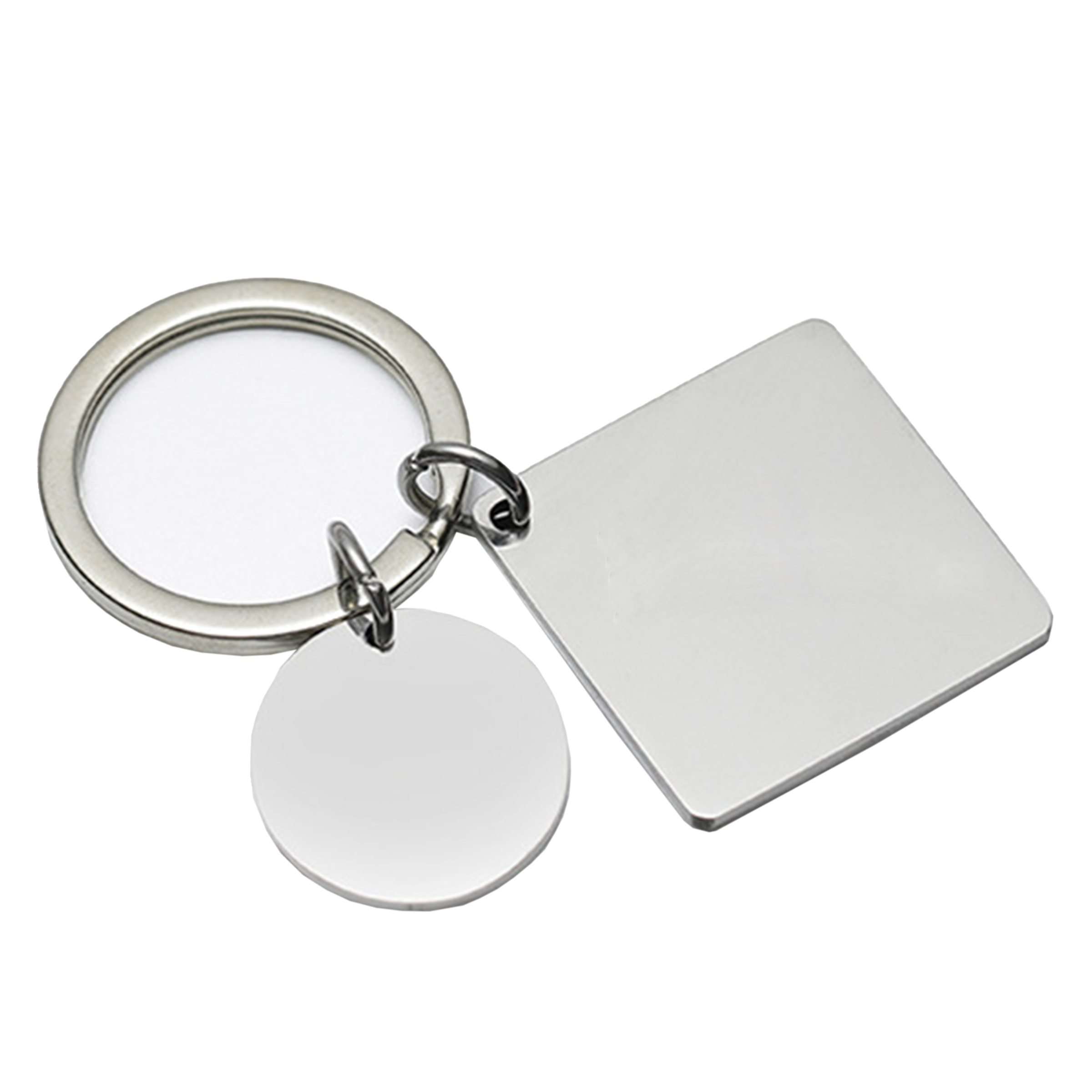 Stainless Steel Double-Sided Keychain 13