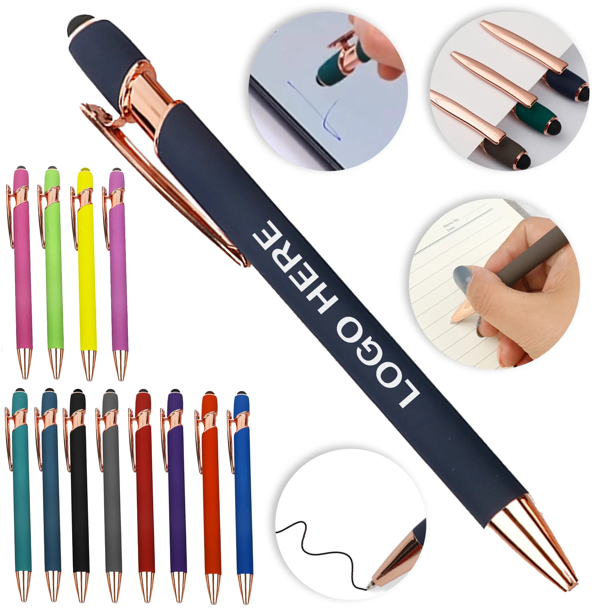 Rose Gold Metal Stylus Pen