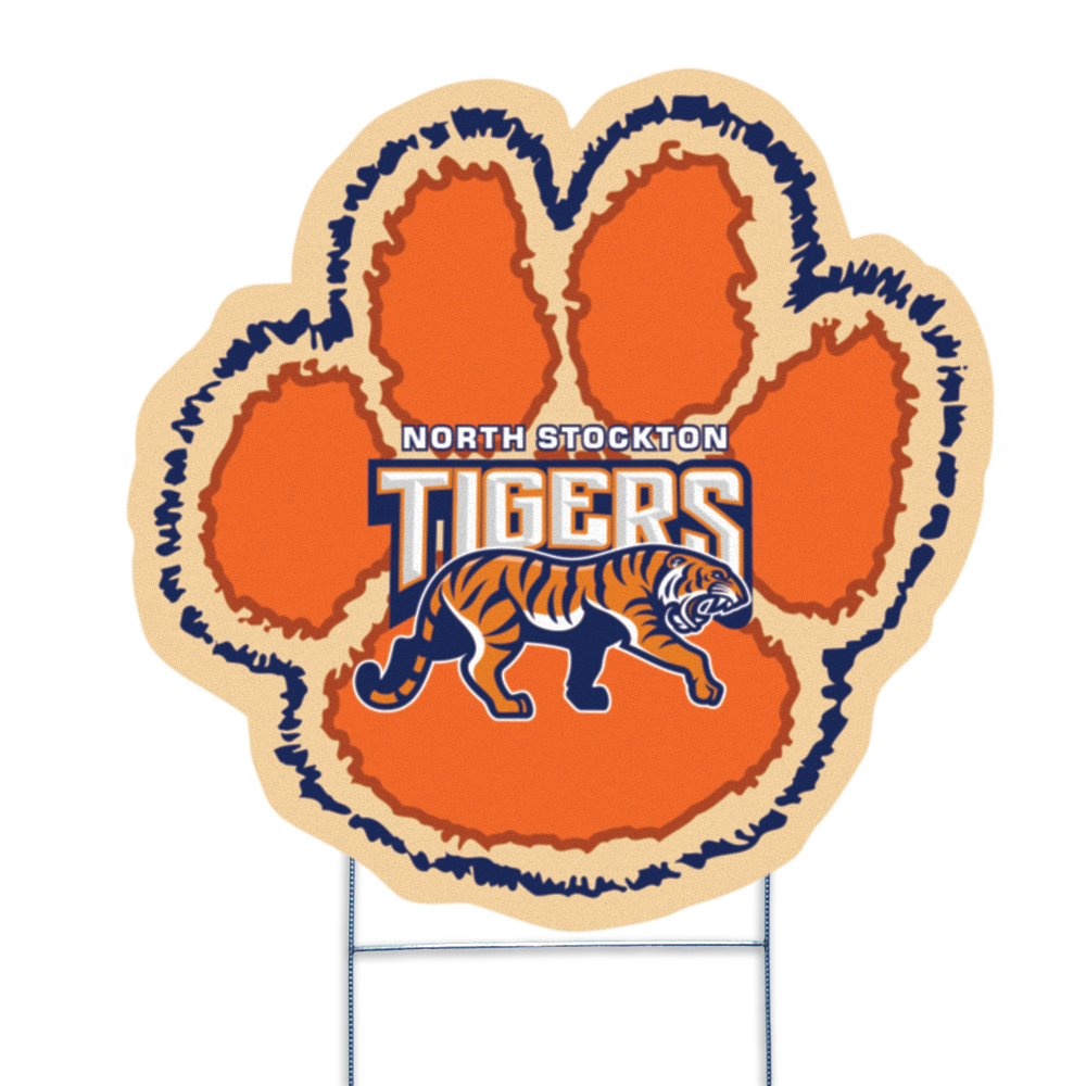 Paw Yard Sign, Full Color