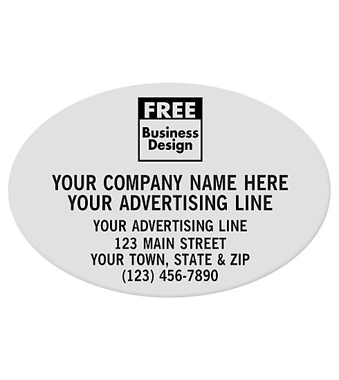 Labels - Oval, Polyester Film Stock 2