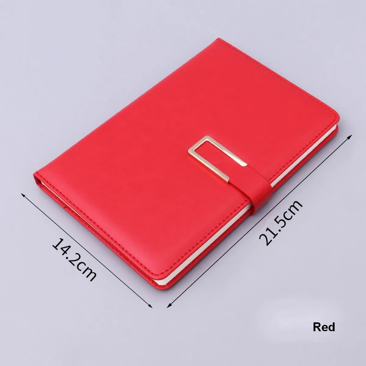 A5 Pu Leather Notebook Student Notebook With Pen Holder 14