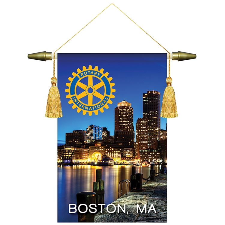 8" x 12" Podium Banner, Straight Cut/ No Fringe 2