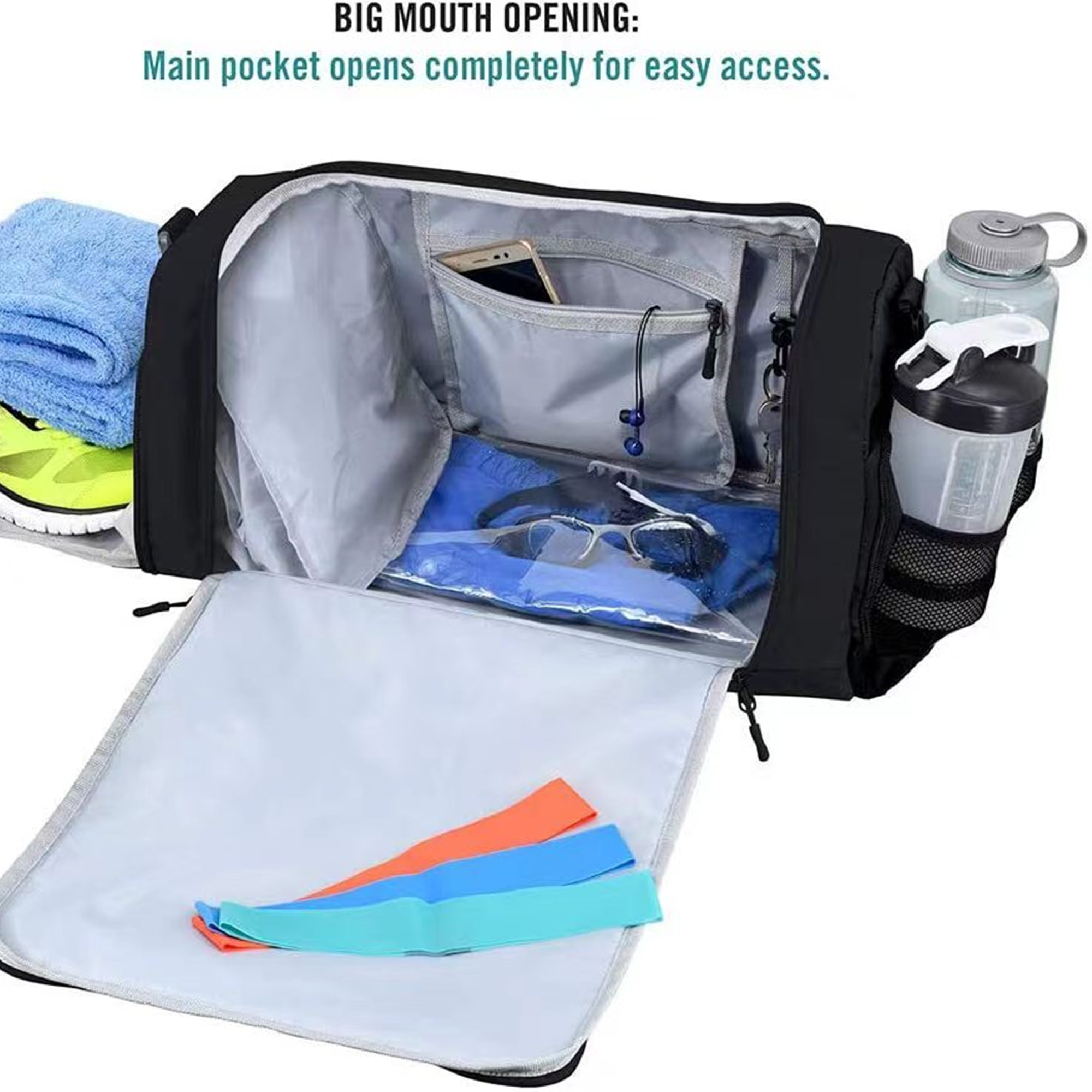 Mens Sports Gym Duffle Bag 4